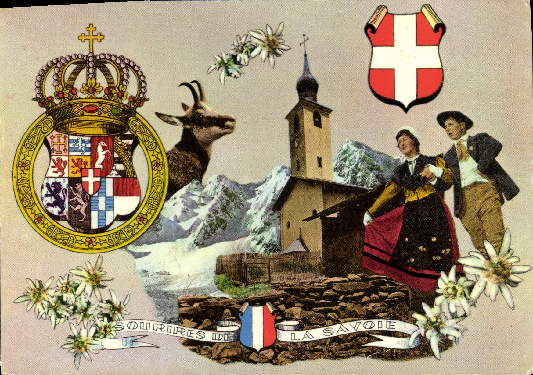 CPSM Souvenir de Savoie 