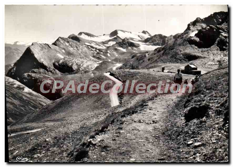CPA Le Col de l'Iseran la plus haute route d'europe l'hotel de l'Iseran Pointe de Mean Marlin 