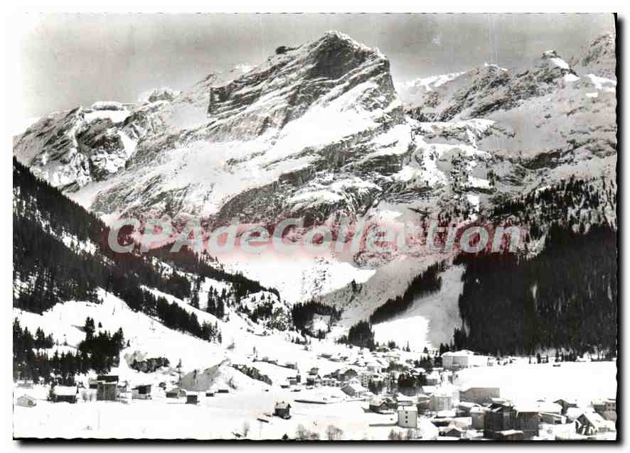 CPA Pralognan la Vanoise Savoie vue generale et le Grand Marchet 