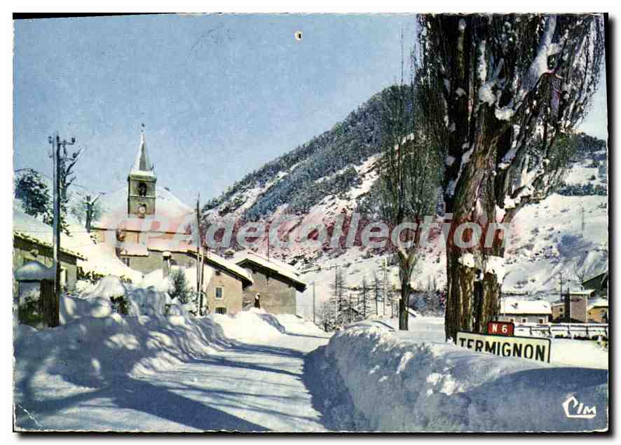 CPSM Termignon Savoie entree du pays 