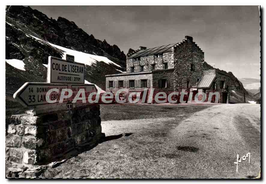 CPSM Col de l'Iseran Savoie l'hotel et la crete des Lessieres 
