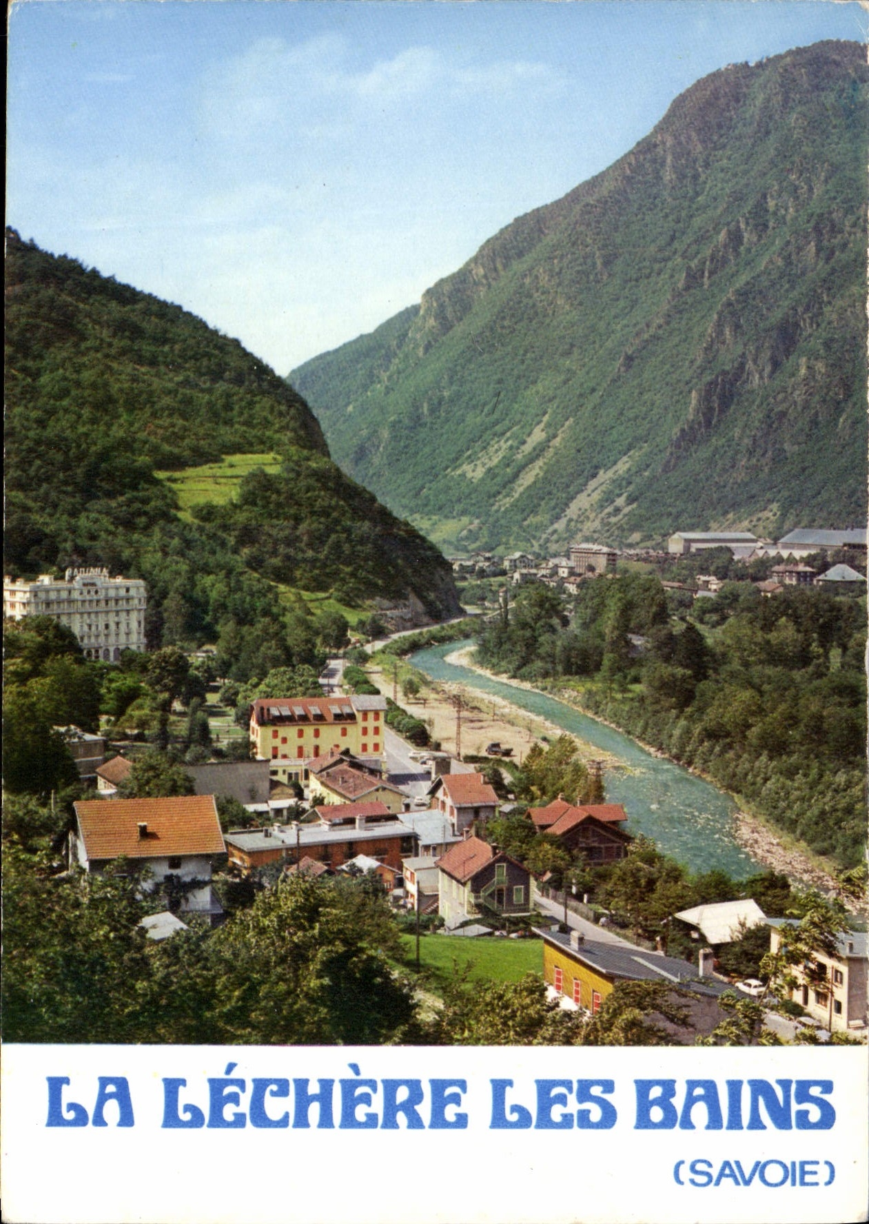 CPSM La Lechere les Bains Savoie vue generale 