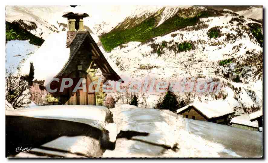 CPSM Courchevel Savoie Chapelle du Cure d'Ars 