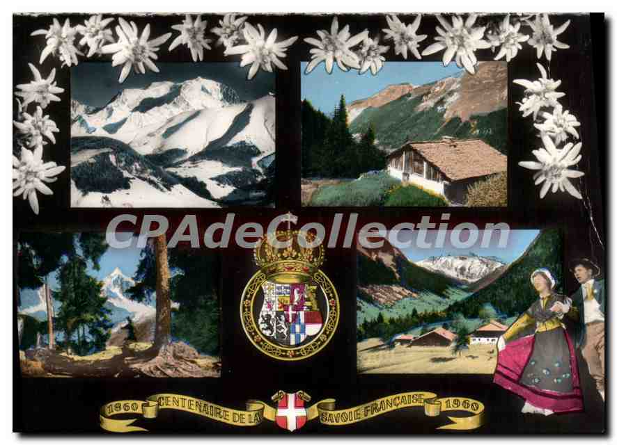 CPSM Centenaire de la Savoie Francaise 1860 1960 