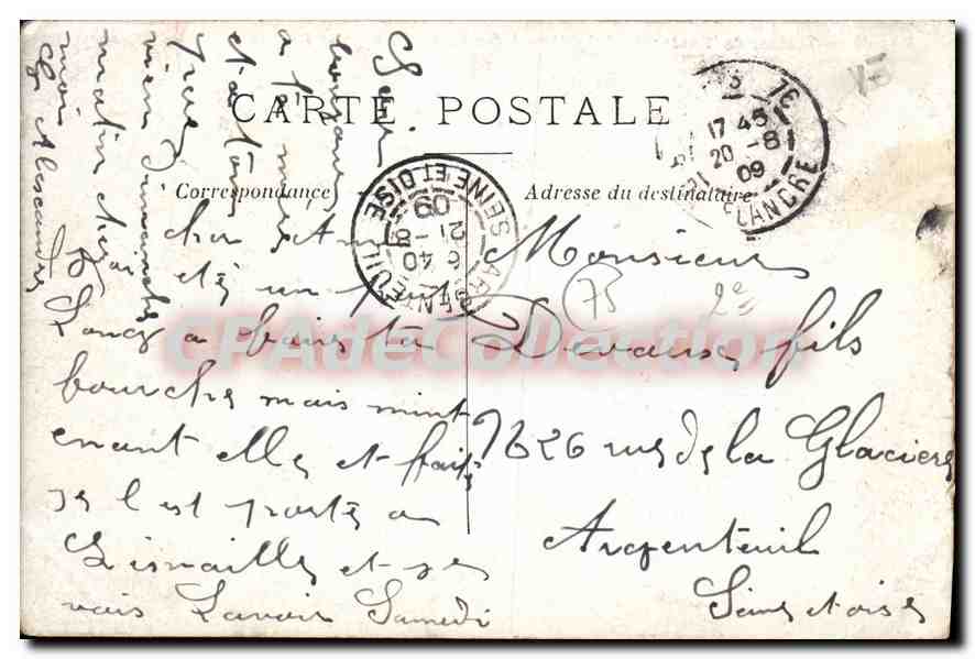Paris — Theatre de Vaudeville and Boulevard des Italiens — Staerck, St. Paris — Back