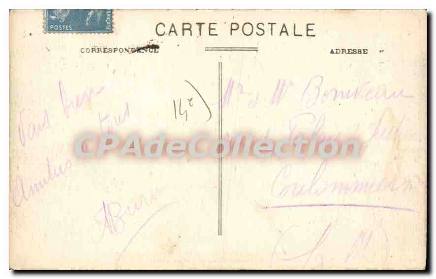 CPA Paris XIV L'Hopital St Joseph Rue Didot  — Verso