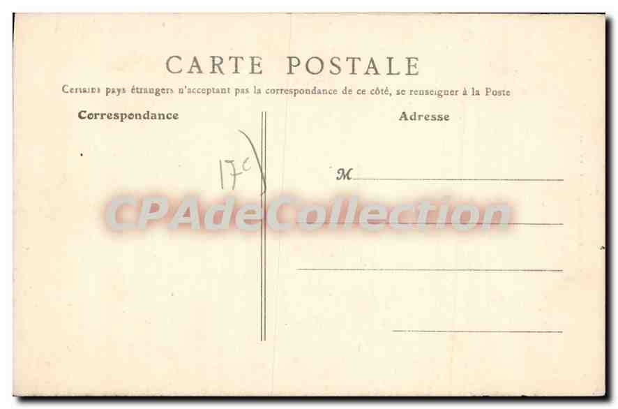 CPA Paris Mairie des Batiguolles XVII Arrondissement  — Rückseite