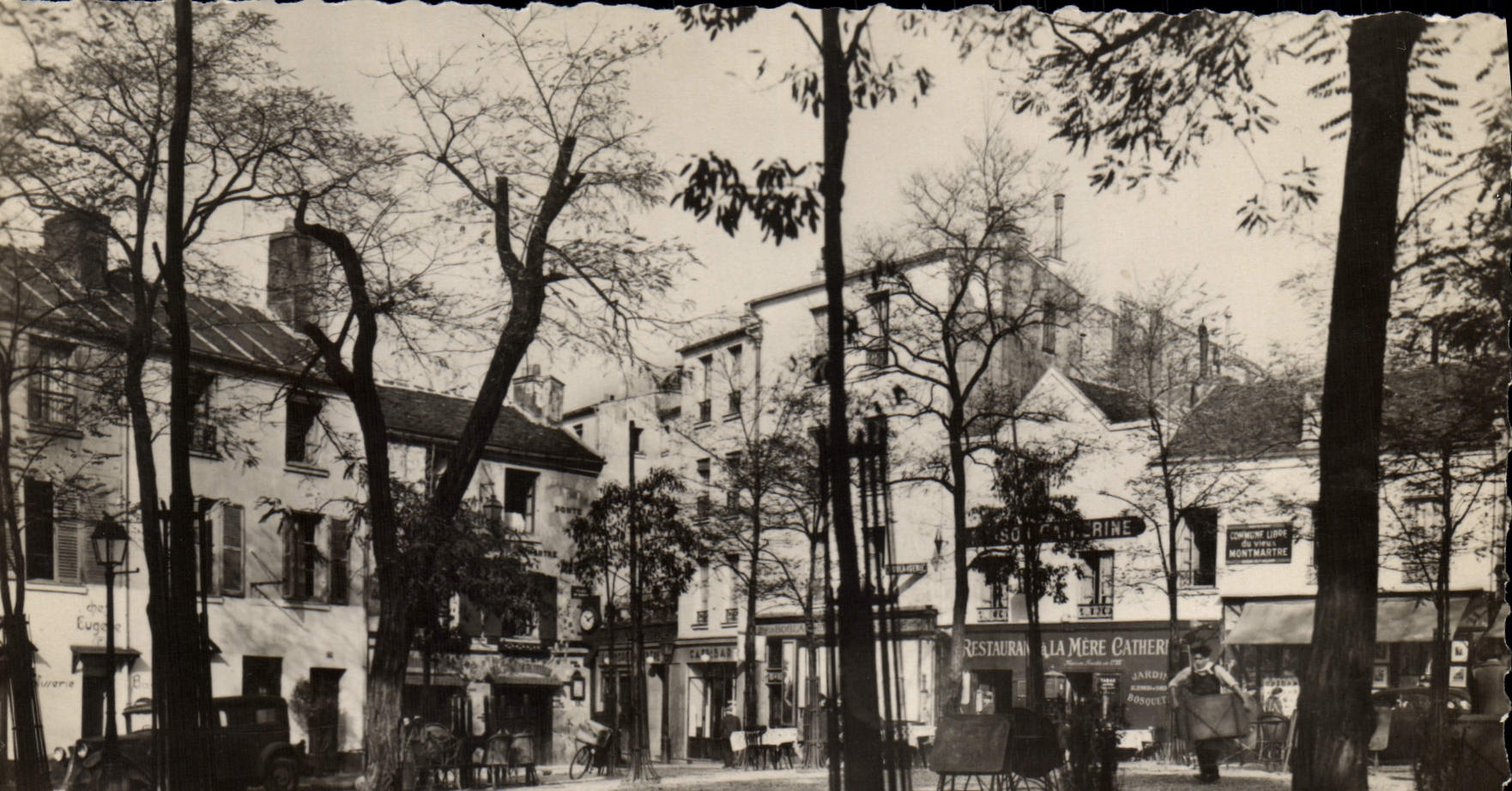 Le vieux Montmartre — La place du Tertre — André LECONTE, Paris
