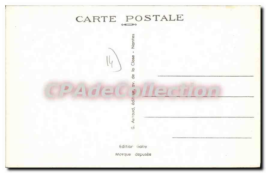 CPA Trouville Calvados La Piscine  — Rückseite