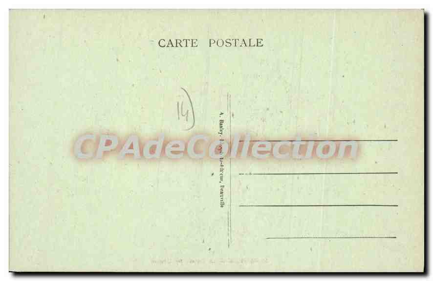 CPA Deauville La Ferme du Coteau  — Rückseite