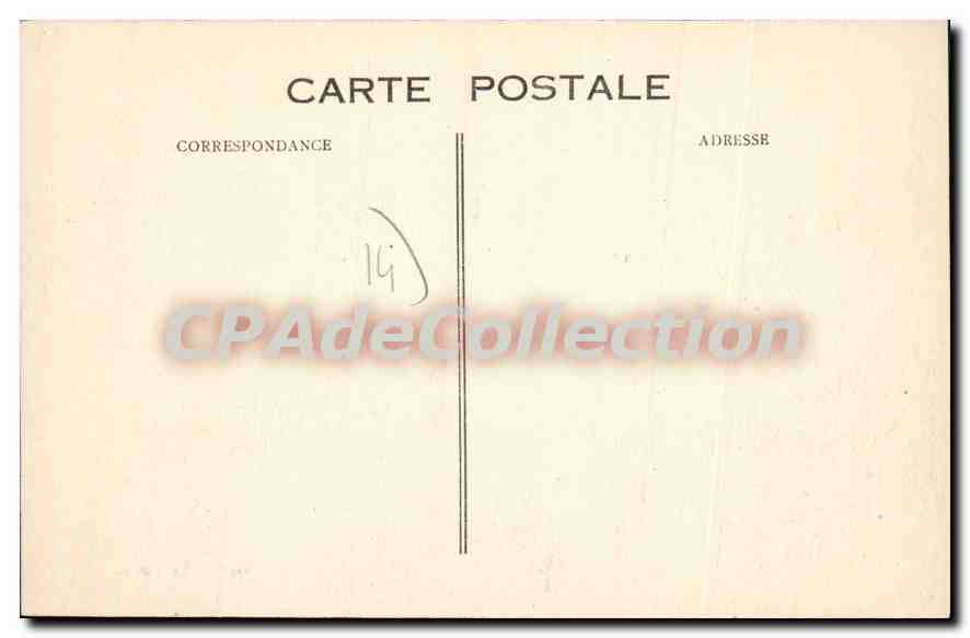 CPA Trouville La Plage  — Rückseite