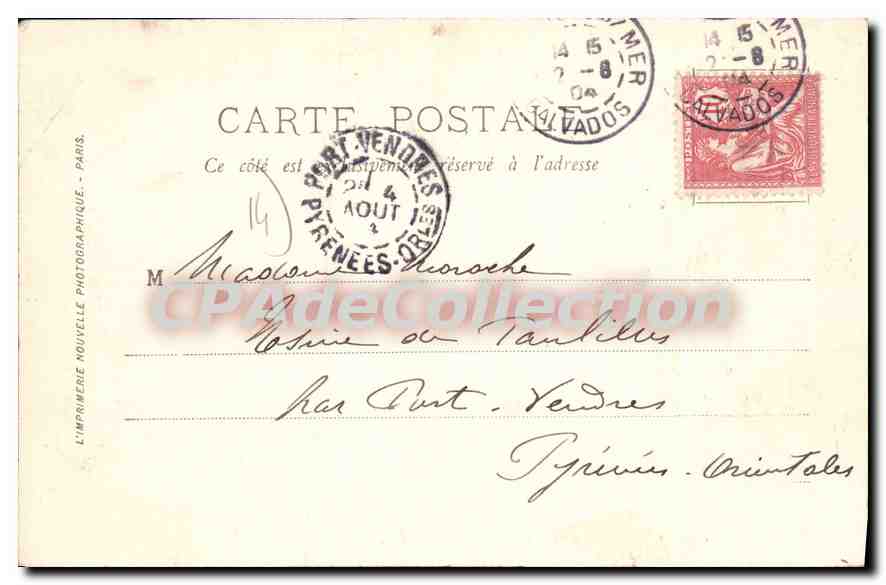 TROUVILLE — Le Bac de Deauville à Marie bosse. — LL. n°76 — Reverso