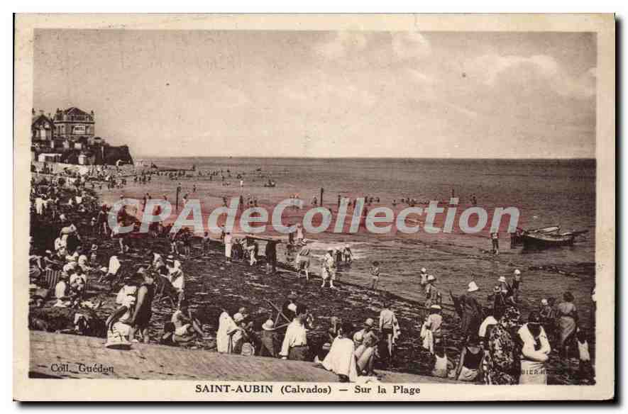 Saint-Aubin (Calvados) — Sur la Plage — Coll. Guédan