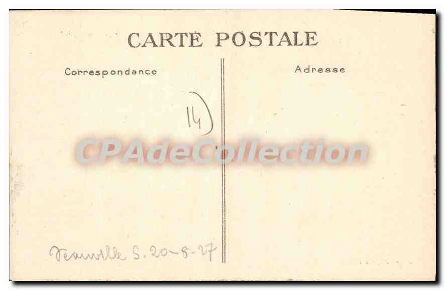 CPA Deauville Le Casino et Normandy Hotel  — Rückseite