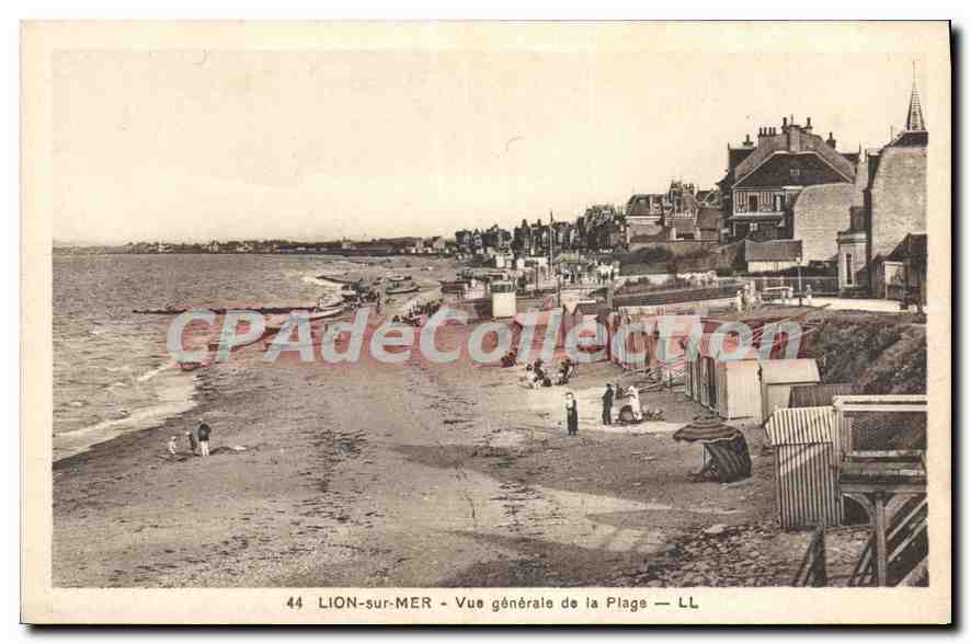 LION-sur-MER — Allgemeiner Blick auf den Strand — LL