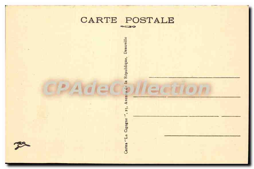 CPA Caen Le Port  — Verso