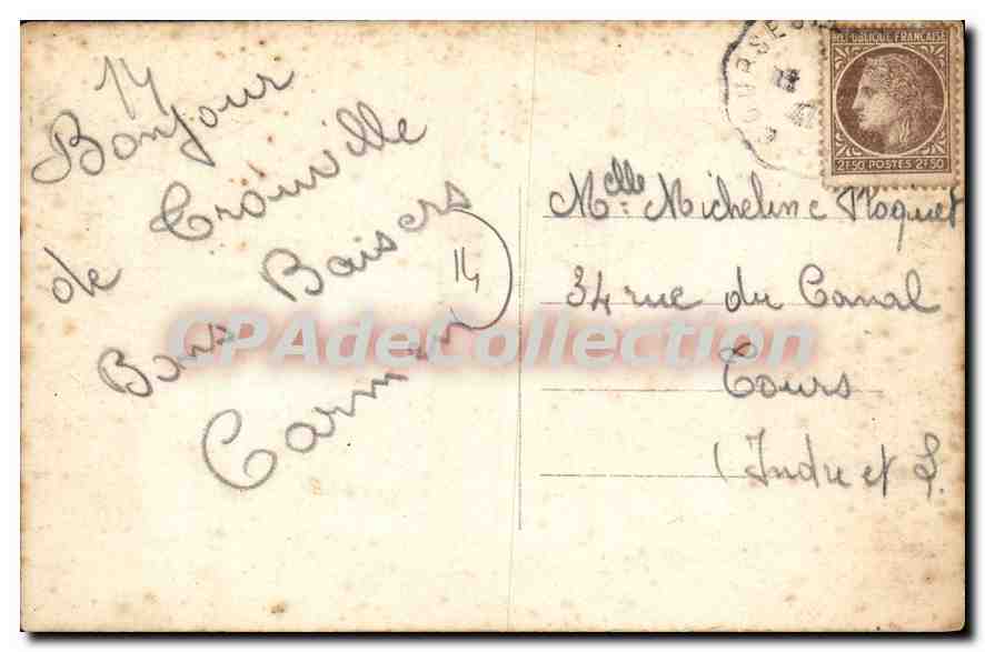 CPA Trouville La Reine des Plages  — Verso