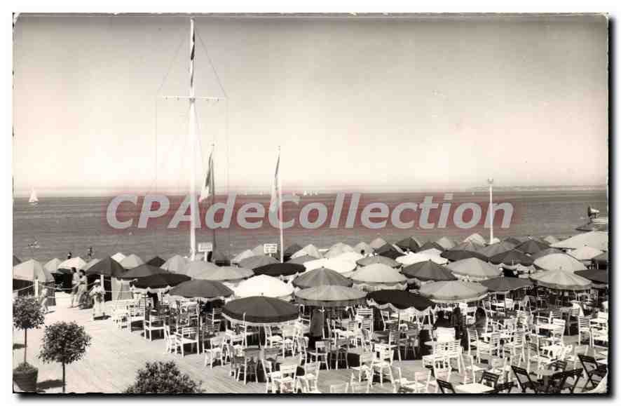 CPA Deauville Plage Fleurie Le Bar du Soleil 