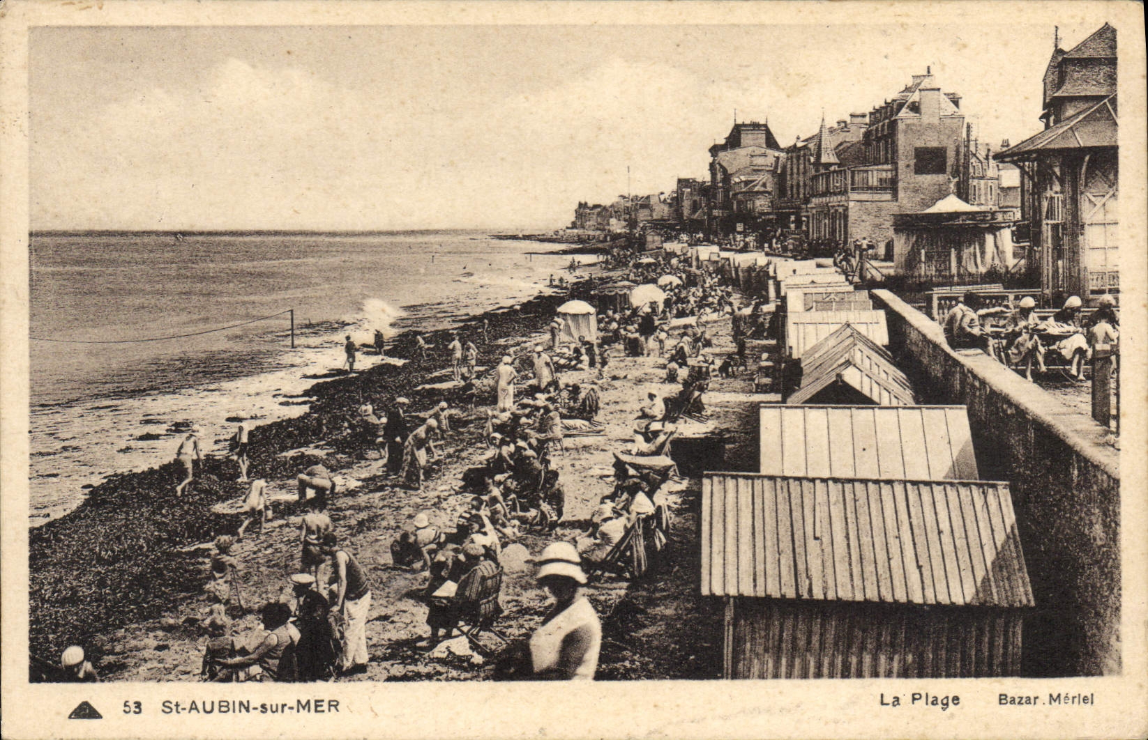 St-AUBIN-sur-MER — La Plage — Bazar Mérèle