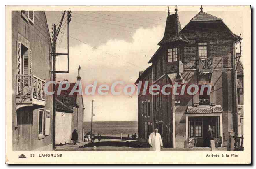 Langrune-sur-Mer — Ankunft am Meer — Verlag: 1er des Arts Photogéniques, Strasbourg-Schiltigheim