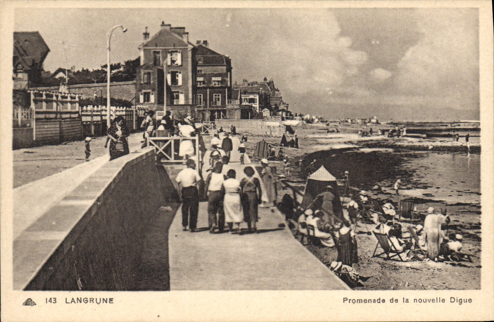 Langrune — Promenade der neuen Deiche — Langrune, n°143