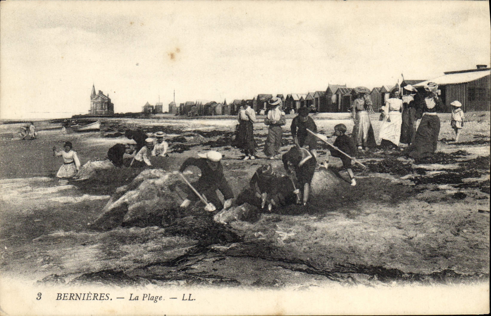 Bernières-sur-Mer — Die Strand — LL. — Nr. 3