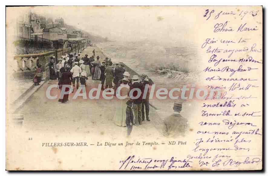 Fillers-sur-Mer — Ansicht von La Digue an einem Sturmtag — ND Phot