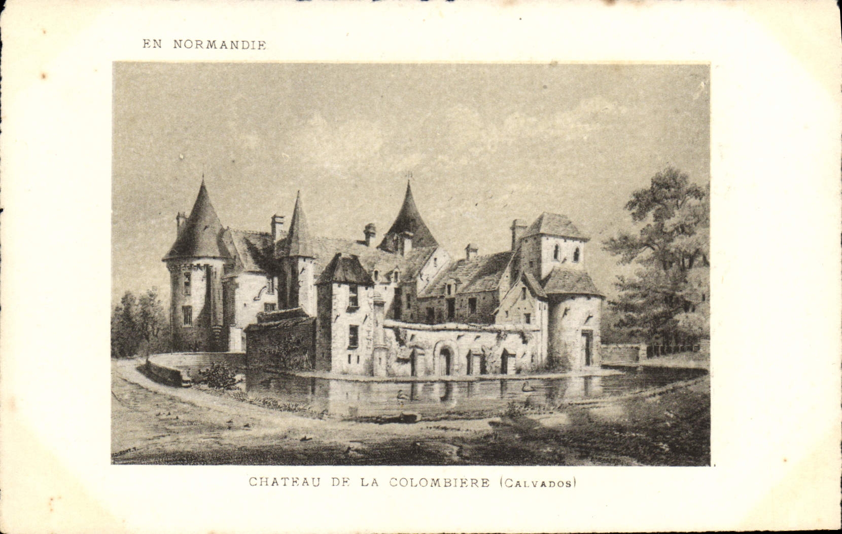 Château de La Colombière (Calvados) — En Normandie — Édition Artistique 'SUPRA' Paris