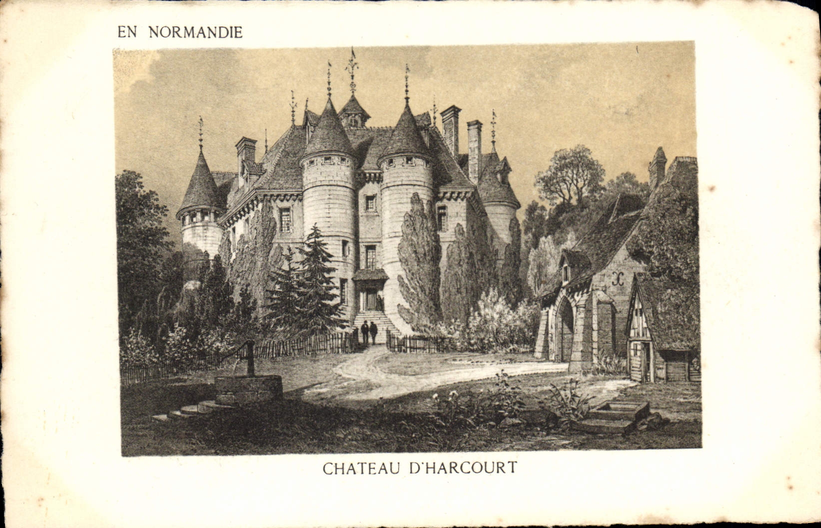 Château d'Harcourt — Normandie — Édition Artisanat SUPRA, Paris