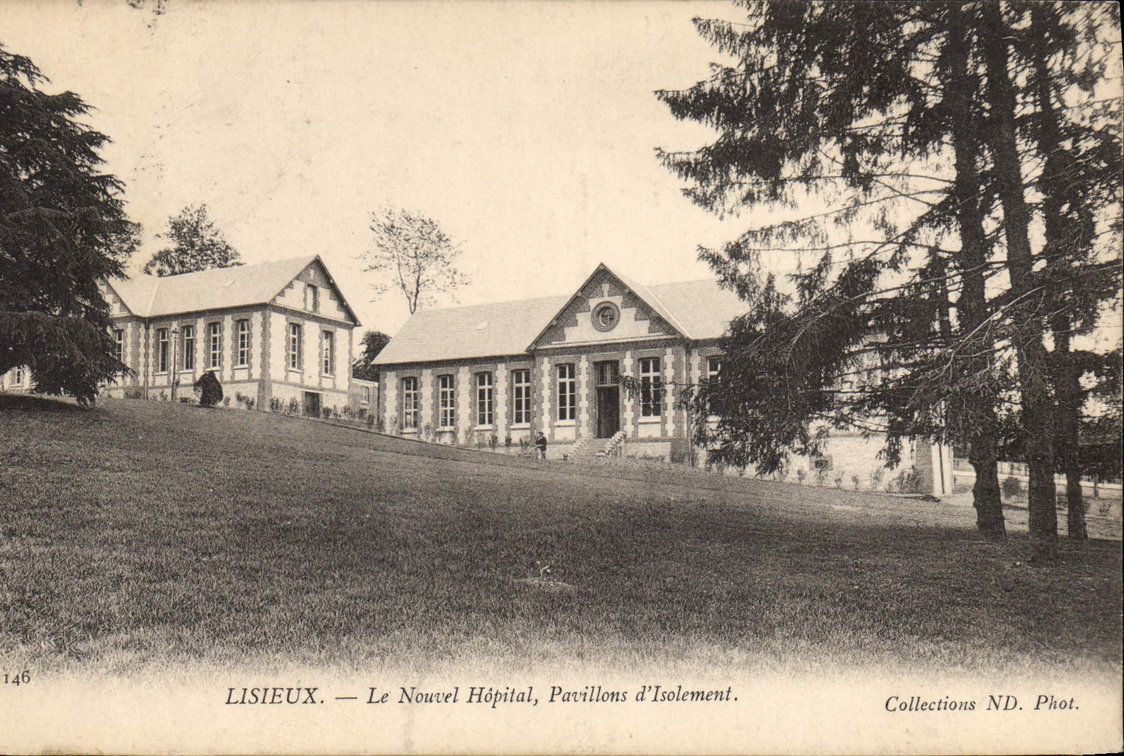 Lisieux — Le Nouvel Hôpital, Pavillons d'Isolement — Collections ND. Phot. n°146