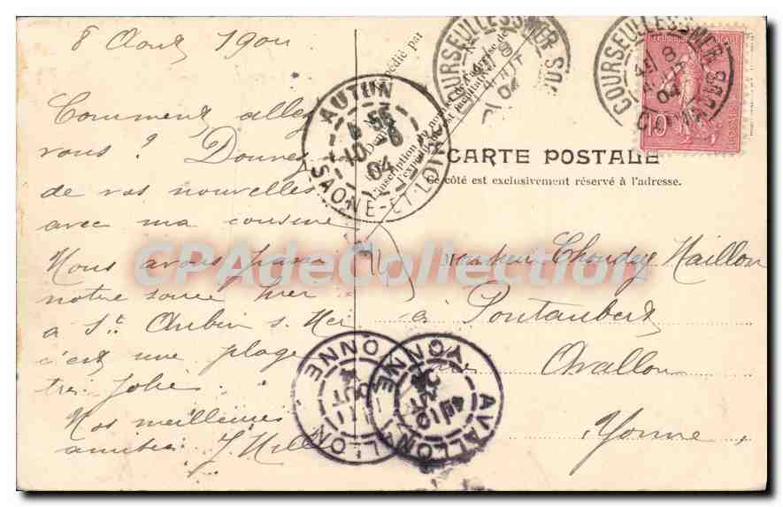 Saint-Aubin — Le Pont Pasteur — V.P. Paris No. 11 — Verso