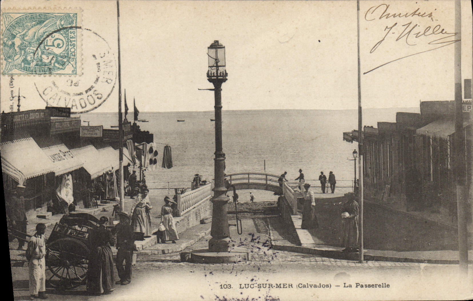 Luc-sur-Mer (Calvados) — Die Brücke — Verlag J. Kille, n° 103