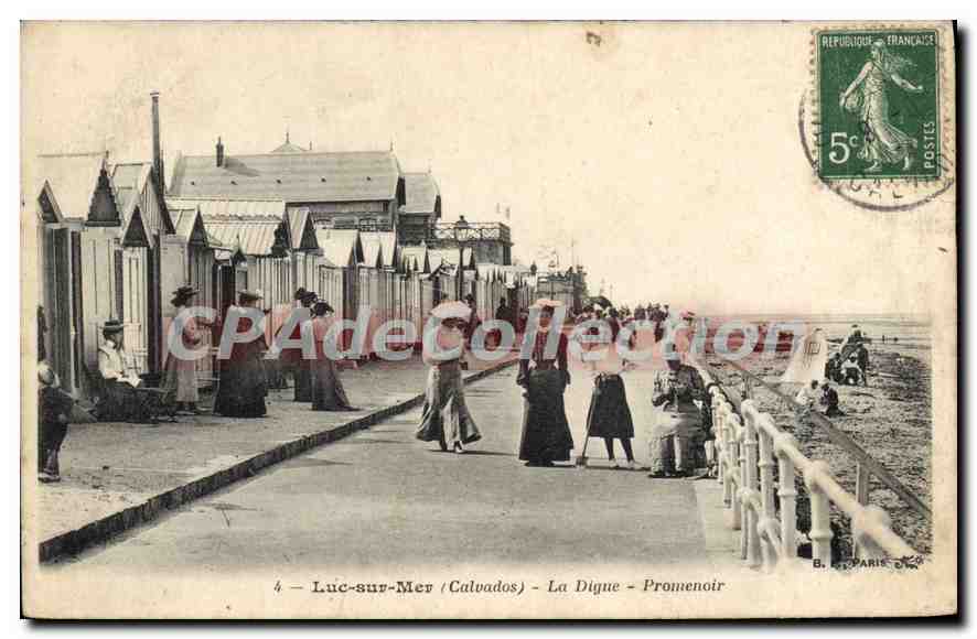 Luc-sur-Mer (Calvados) - Die Digue - Promenade — B. PARIS, n°4