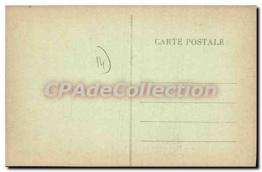 CPA Clinique de la Misericorde de Caen une Chambre  — Verso