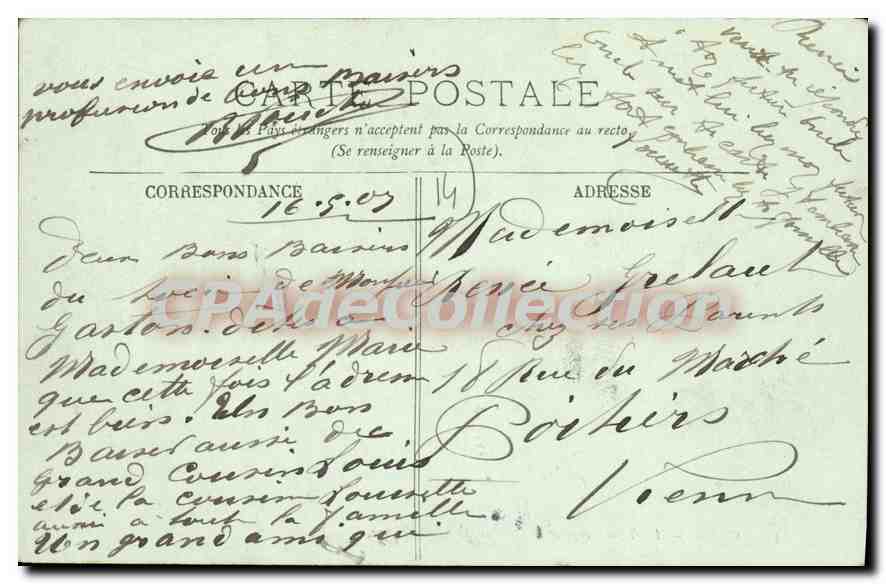 Caen — La Tour Leroy et le Clocher de Saint-Pierre — LL. — Verso