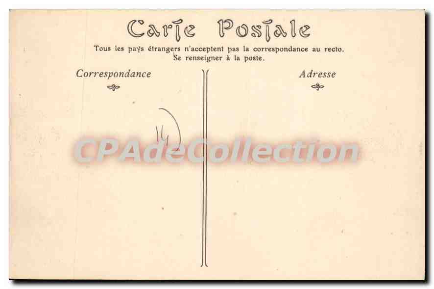 CPA Trouville sur Mer vue generale prise du Calvaire  — Verso