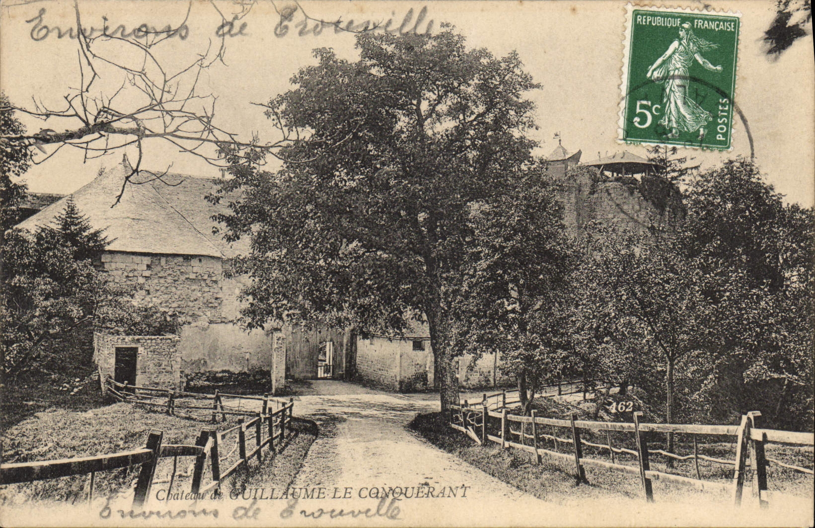 Schloss William der Eroberer — Umgebung von Broueuville — unbekannter Verleger, Nr. 162