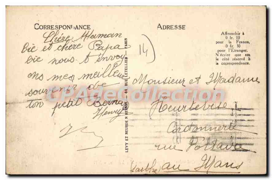 Ouistreham (Calvados) — Appontements des Yachts — ND — Verso