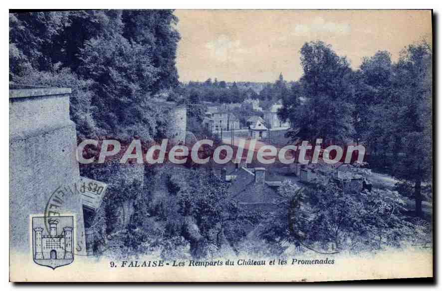 FALAISE - Les Remparts du Château et les Promenades — Éd. G. Metton, n°9