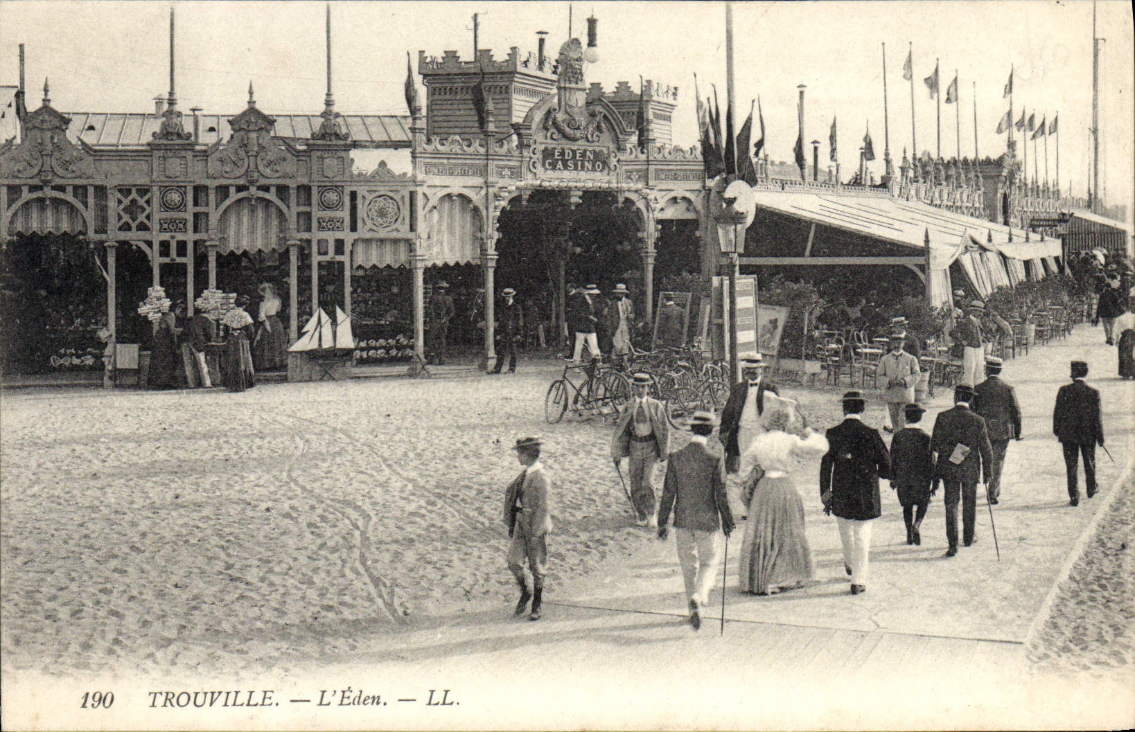 Trouville — L'Éden — LL. — n°190 - Anverso