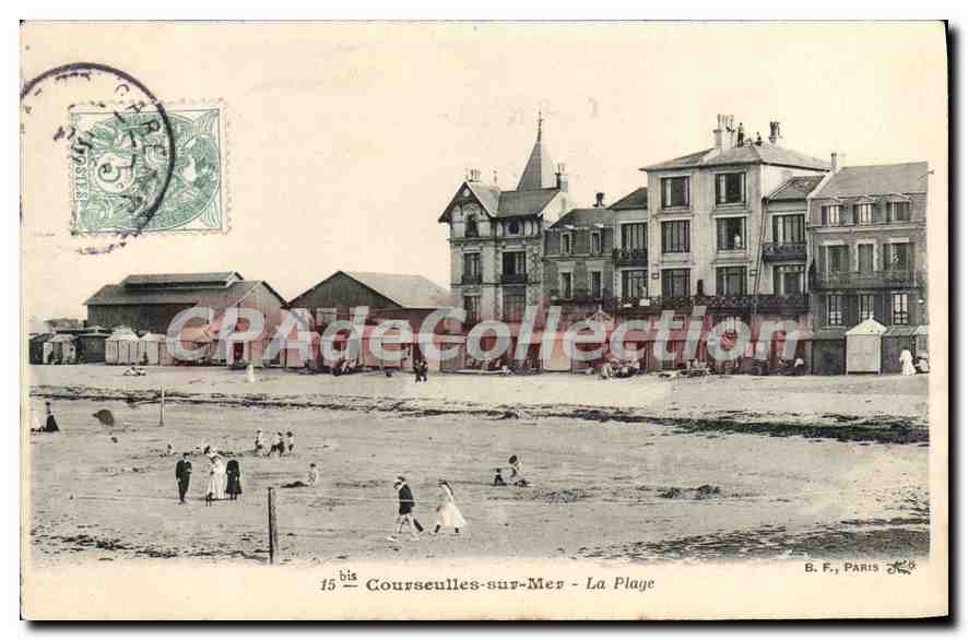 Courses-les-sur-Mer — La Plage — B. F., Paris