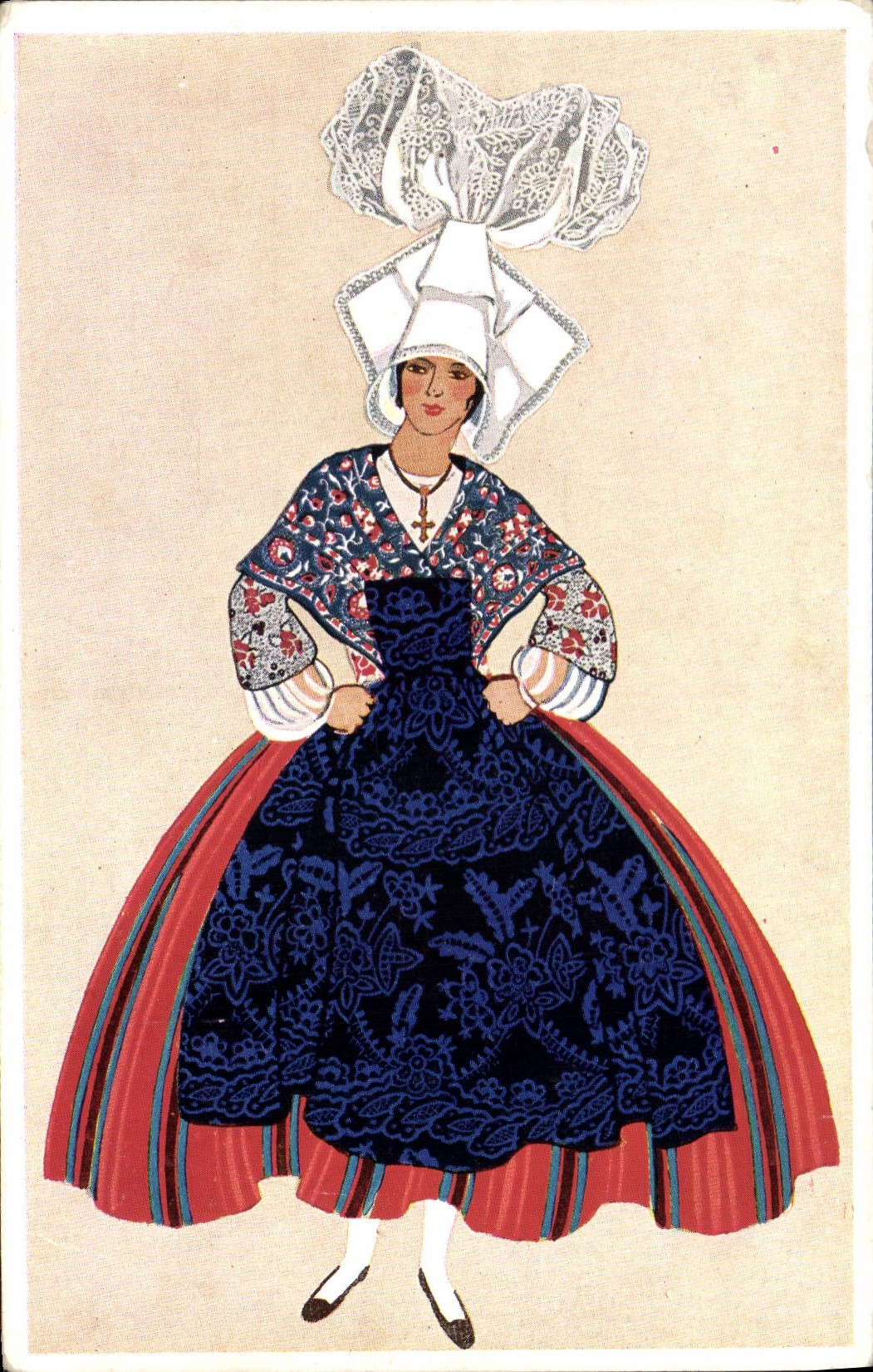 Femme de Bayeux — 1850 — Collection de G. de Gardilanne et E. Moffat