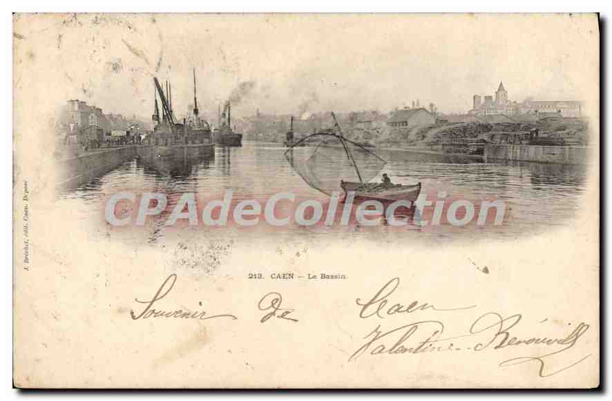 CAEN — Le Bassin — E. Bredel, CAEN, Dép. Calvados