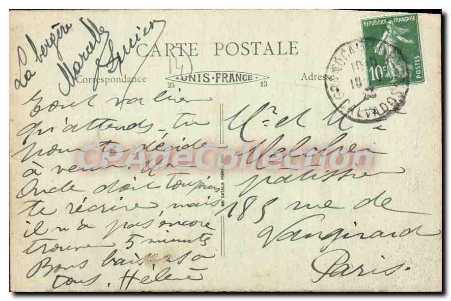 Grandcamp-les-Bains (Calvados) — Vue à vol d’oiseau — éditeur inconnu, n° 32 — Rückseite