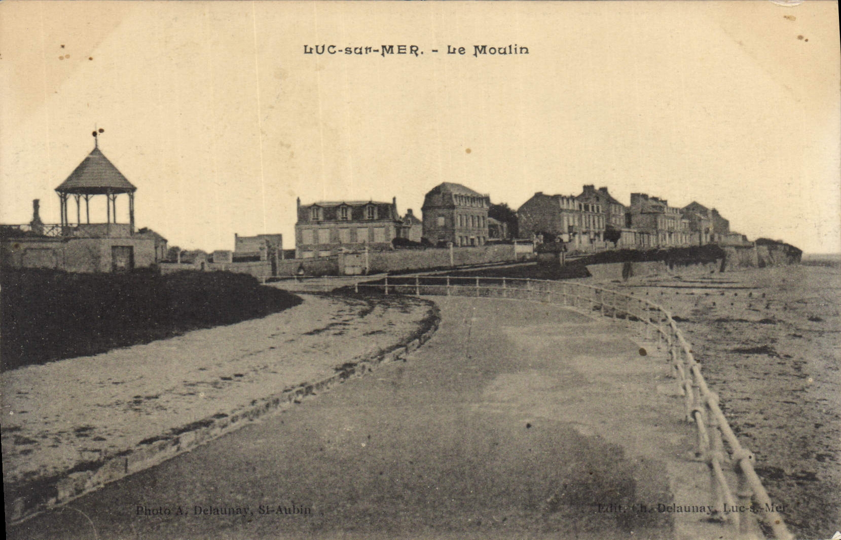 Luc-sur-Mer - Ansicht von Le Moulin — Foto A. Delaunay, SI-Aubin, Verlag Ch. Delaunay, Luc-sur-Mer