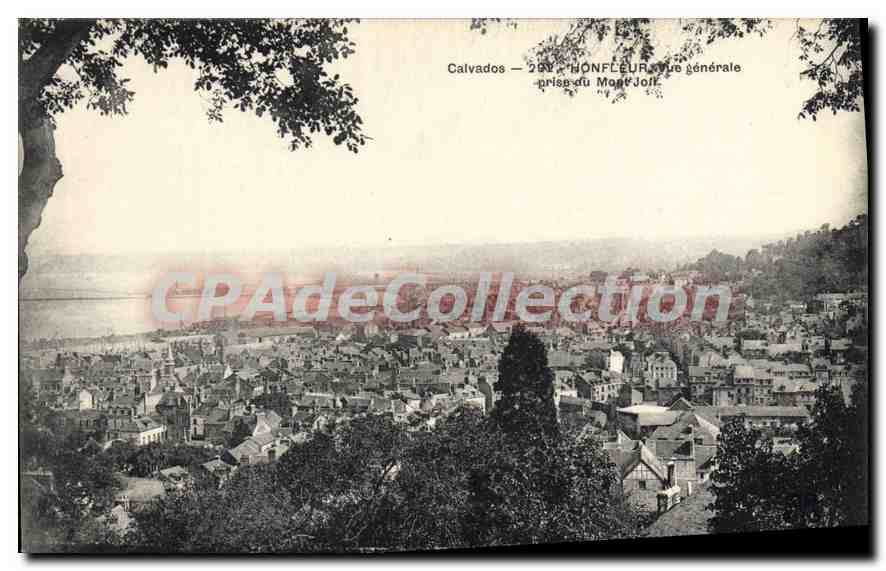 HONFLEUR — Vue générale prise du Mont Joff — Calvados