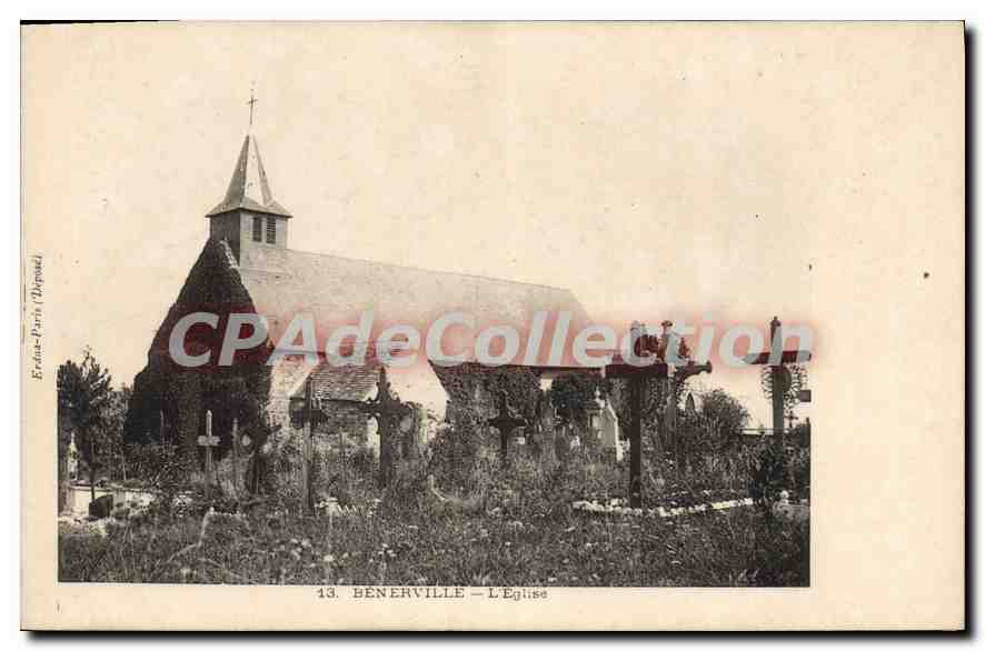 CPA Benerville l'eglise 