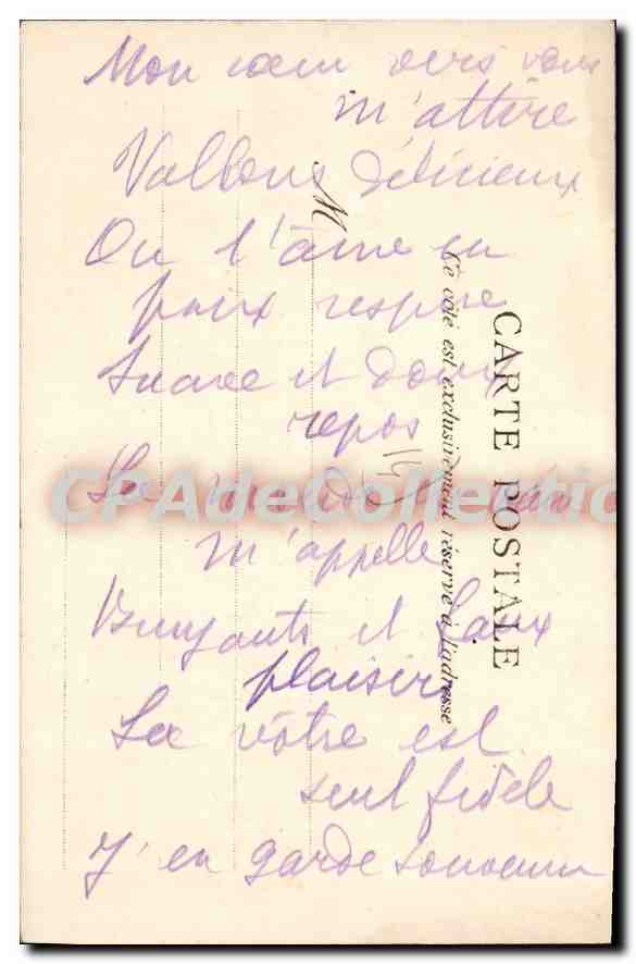 CPA Benerville l'eglise  — Rückseite