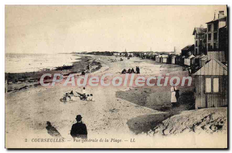COURSEULLES — Allgemeiner Blick auf den Strand — LL