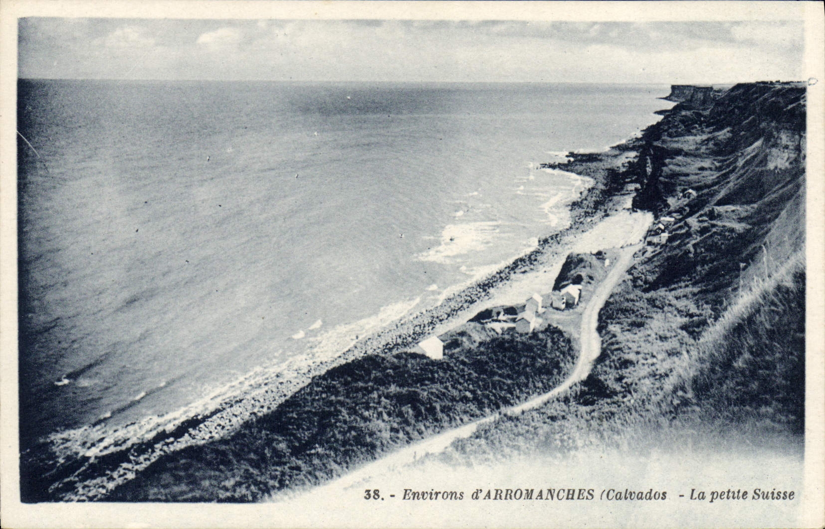 CPA Environs d'Arromanches Calvados la petite Suisse 